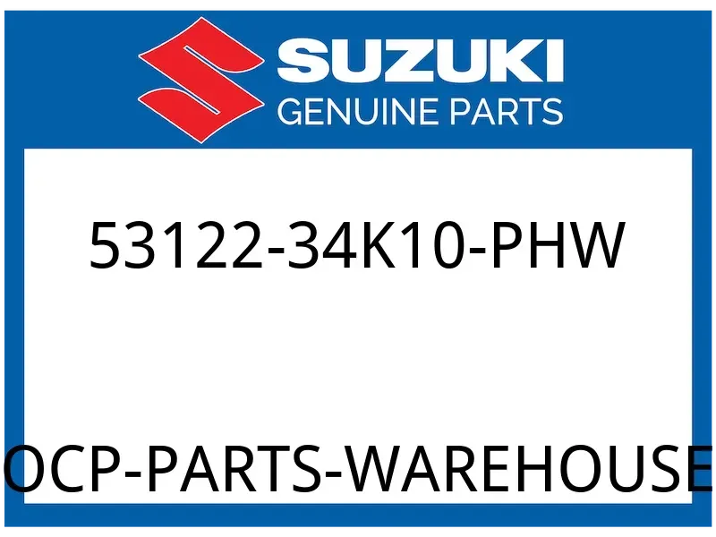 Suzuki OEM Part 53122-34K10-PHW COVER, SIDE LH (CAMOUFLAGE)