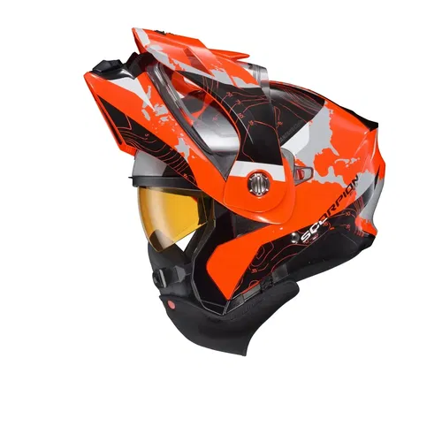 SCORPION EXO Fits 96-1037-SD Exo AT960 Cold Weather Helmet With Hi Viz Orange