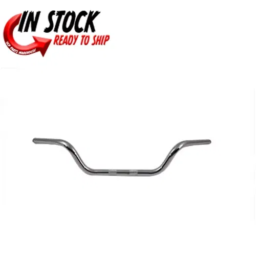 4" Buckhorn Handlebar with Indents for Harley Davidson by V-Twin 1" Diameter