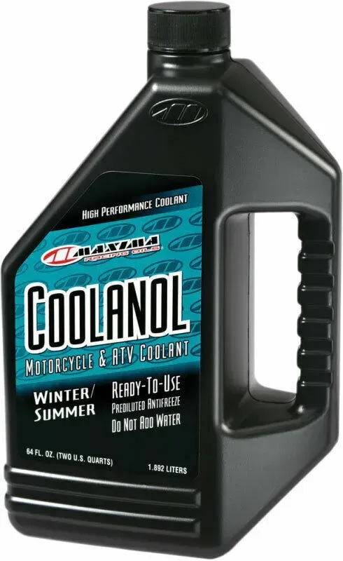 Maxima Racing Oil Coolanol Motorcycle ATV Antifreeze Coolant | 64 oz | 82964