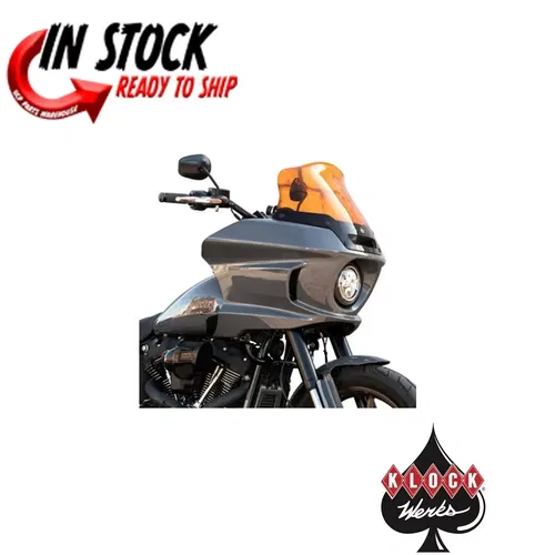 KLOCK WERKES FLARE WINDSHIELD ORANGE 8" 2022-24 SOFTAIL LOW RIDER ST FXLRST
