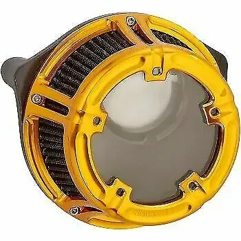 Arlen Ness Gold Anodized Method Clear Series Air Cleaner Kit for Harley