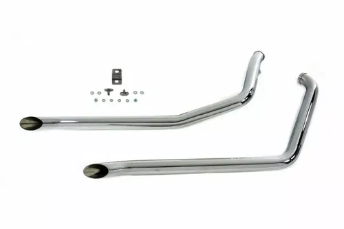 Goose Style Drag Pipes Set for Harley Davidson by V-Twin