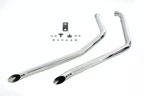 Goose Style Drag Pipes Set for Harley Davidson by V-Twin