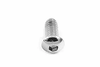 Allen Button Head Screws Chrome 1/4  X 1-3/4 for Harley Davidson by V-Twin