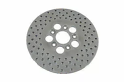 10" Drilled Front or Rear Brake Disc for Harley Davidson by V-Twin
