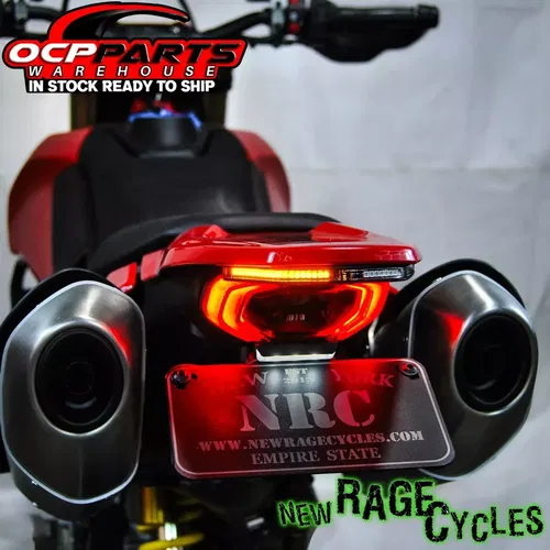 NEW! New Rage Cycles Fender Eliminator Kit for 2024 & Up Ducati Hypermotard 698