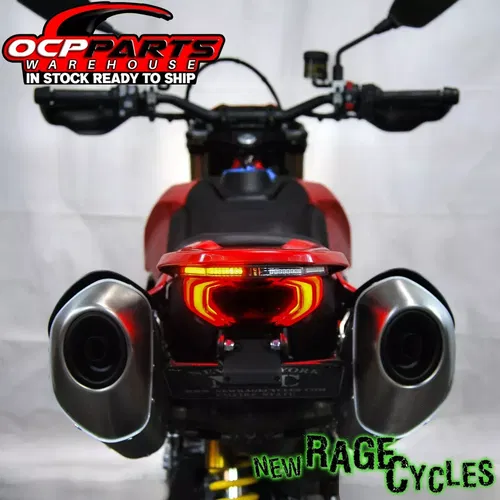 NEW! New Rage Cycles Fender Eliminator Kit for 2024 & Up Ducati Hypermotard 698