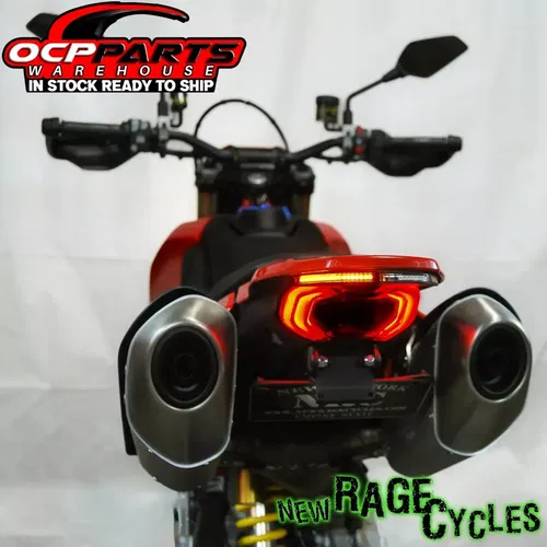 NEW! New Rage Cycles Fender Eliminator Kit for 2024 & Up Ducati Hypermotard 698