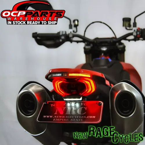 NEW! New Rage Cycles Fender Eliminator Kit for 2024 & Up Ducati Hypermotard 698