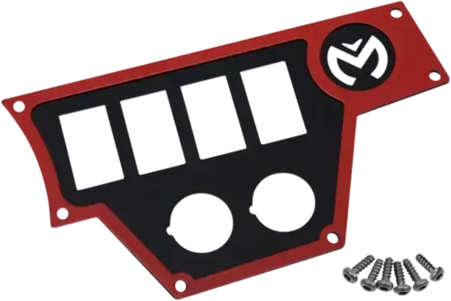NEW MOOSE RACING 0521-1708 Dash Plates Red Polaris RZR 900 2015 19