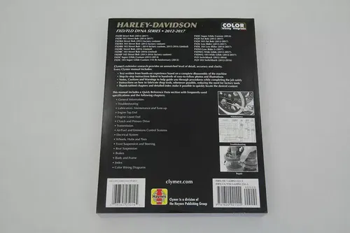 Clymer Repair Manual for 2012-2017 DynaGlide for Harley Davidson by V-Twin