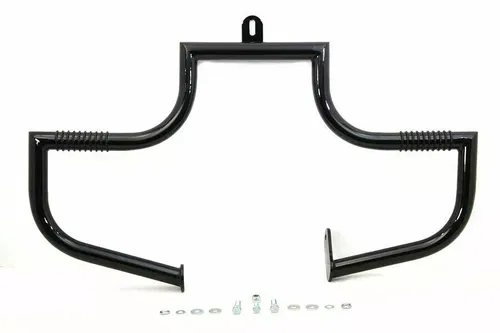 Black Front Engine Bar for Harley Davidson by V-Twin
