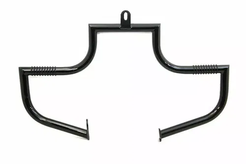 Black Front Engine Bar for Harley Davidson by V-Twin
