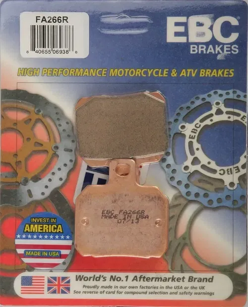 EBC R Series Long Life Sintered Brake Pads FA266R