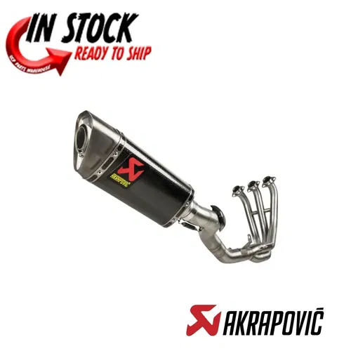 AKRAPOVIC RACING LINE CARBON FIBER EXHAUST YAMAHA 2025 TRACER 9 S-Y9R20-APC