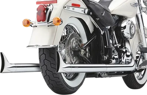 COBRA True Dual Exhaust - Fishtail - '97-'06 Softail 6987