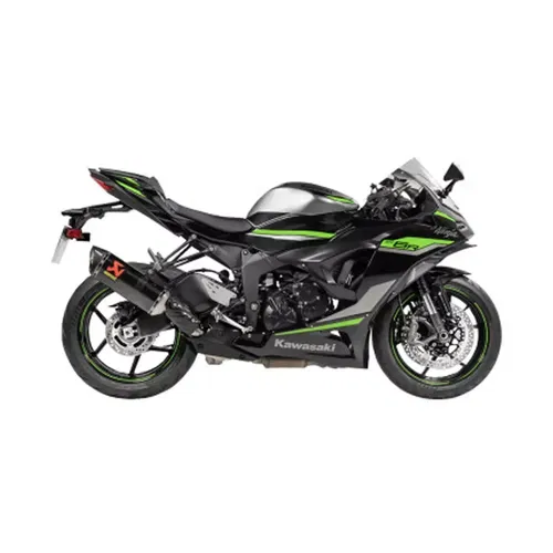 AKRAPOVIC SLIP-ON MUFFLER CARBON FIBER KAWASAKI 2009-2025 ZX-6R