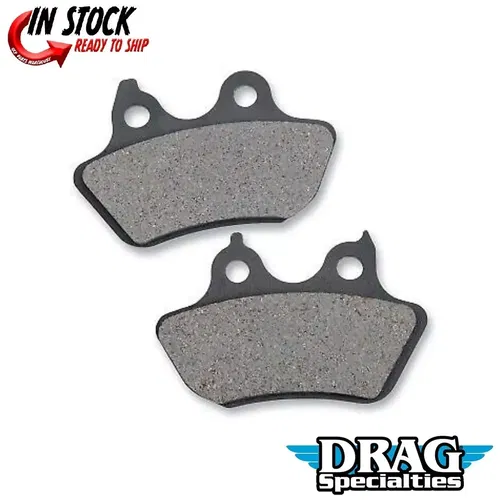 Drag Specialties Organic Aramid Rear Brake Pads for Harley FXSTB/C 06-07