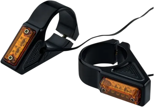 JOKER MACHINE LED Turn Signals - 39 Mm - Black Fits 05-300-1
