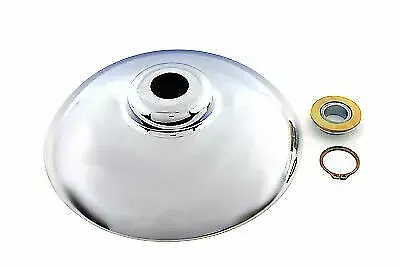 Chrome Hub Cap Kit for Harley Davidson by V-Twin