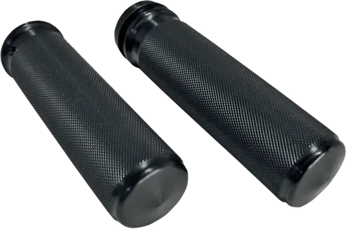 JOKER MACHINE Sensor-Type Knurled Handgrips - Black 03-89BLK