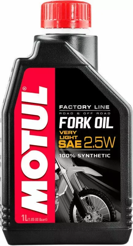 Motul Factory Line Road & Off Road Motorcycle Fork Oil (Very Light) | 2.5W | 1 L