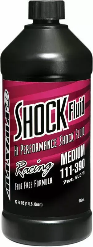 Maxima Racing Oil Motorcycle Suspension Medium Shock Fluid/Oil | 7W | 1 Qt