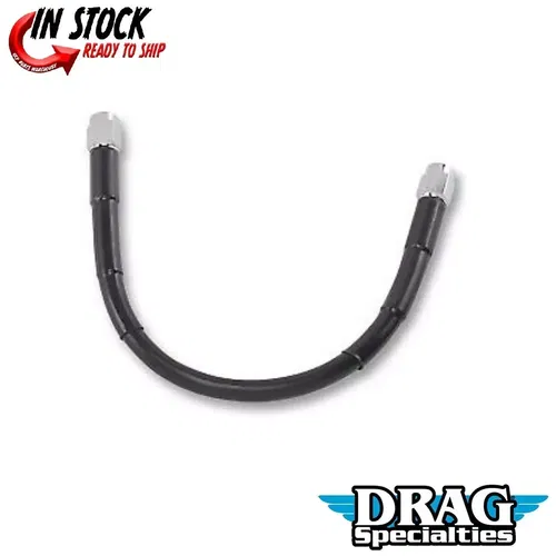 DRAG SPECIALTIES 1741-2701 Universal Brake Line- Black - 10"