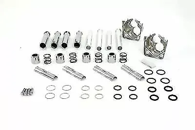 Pushrod Cover Set Chrome for Harley Davidson by V-Twin