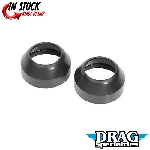 DRAG SPECIALTIES 0406-0095 Black Fork Boots for 39mm x 7" Long