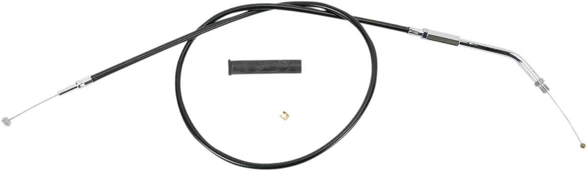 DRAG SPECIALTIES Black Vinyl Throttle Cable - Fits 31-3/4" 4330800B