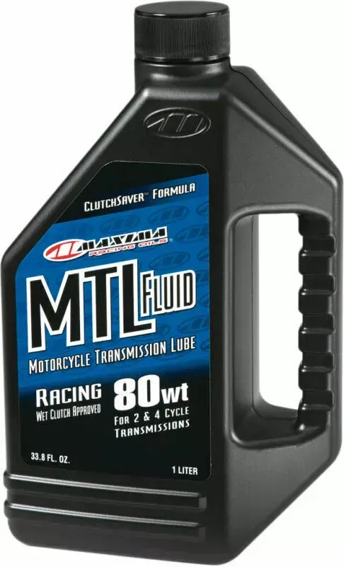 Maxima Racing Oil MTL-R Motorcycle Transmission/Clutch Fluid | 80W | 1 Liter