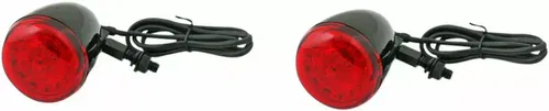 Custom Dynamics GlossBlack ProBeam Red Universal Turn Signal Kit 2020-1739