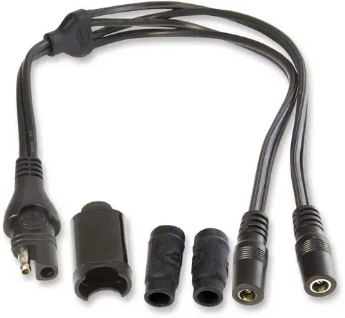 TecMate OptiMate Y-Splitter SAE IN to 2 x DC Sockets OUT O35