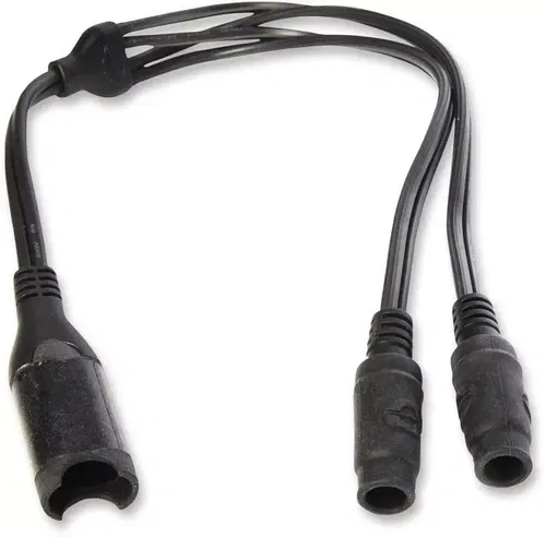 TecMate OptiMate Y-Splitter SAE IN to 2 x DC Sockets OUT O35