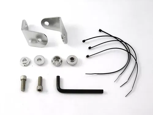 Front Turn Signal Relocation Kit for Harley Davidson by V-Twin