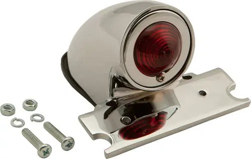HardDrive Sparto Tail Light Chrome Universal 38-207A