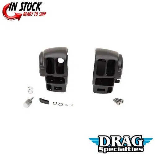 Matte Black Switch Housing Kit 96-07 FLHTCU/FLTR w/ Radio & Cruise