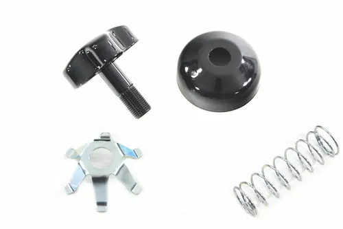 Fork Steering Damper Knob Kit Zinc Plated for Harley Davidson by V-Twin
