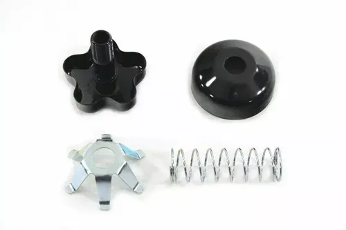 Fork Steering Damper Knob Kit Zinc Plated for Harley Davidson by V-Twin