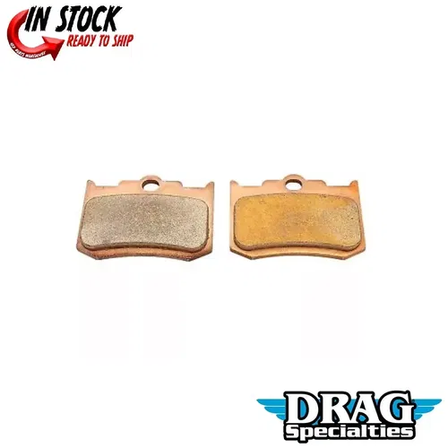 Drag Specialties Sintered Metal Caliper Brake Pads for Performance Machine