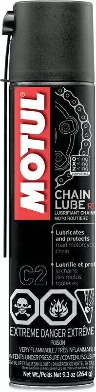 Motul MC CARE C2 Motorcycle, Kart Chain Lube Road | 400 ml | 103244