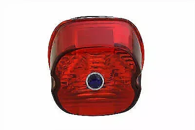 V-Twin Tail Lamp Lens Laydown Style Red for Harley Davidson