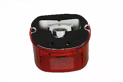 V-Twin Tail Lamp Lens Laydown Style Red for Harley Davidson
