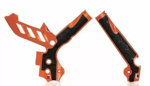 Acerbis X-Grip Orange Frame Guards For KTM 125-500 SX 13-15 EXC 14-15 2374251008