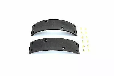 Front Brake Shoe Linings with Rivets for Harley Davidson by V-Twin