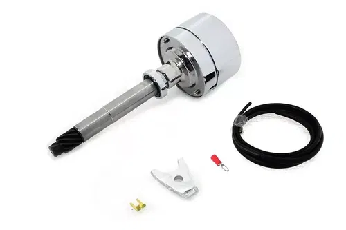 V-Twin BIG TWIN Overhead Valve Auto Advance Distributor - Zinc HARLEY 1966-69 FL