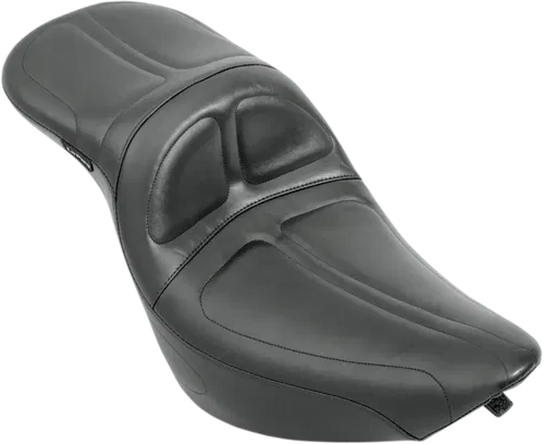 LE PERA Fits Maverick Daddy Long Legs Seat - Black - Stitched - FL/FX '06-'17