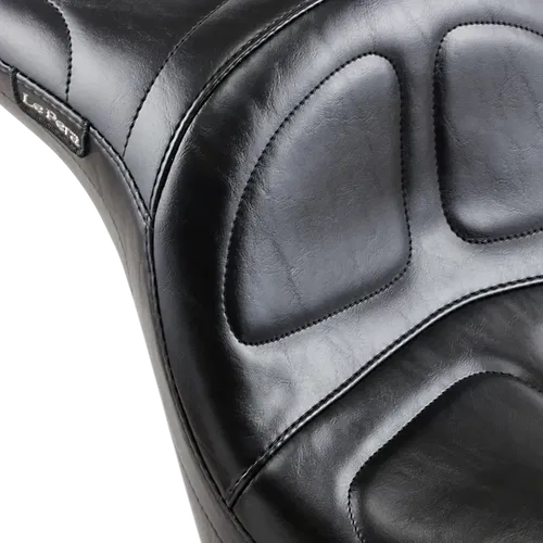 LE PERA Fits Maverick Daddy Long Legs Seat - Black - Stitched - FL/FX '06-'17